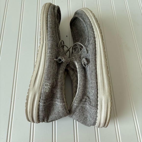 Hey Dude | Men's Wally Line Gray Slip On Shoes Size 13 Iron - Picture 4 of 8